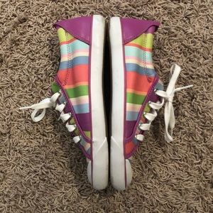 Coach Striped Sneakers - Size 8